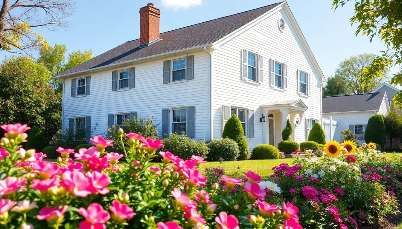 Colonial home renovation showcasing modern upgrades while preserving historic charm.