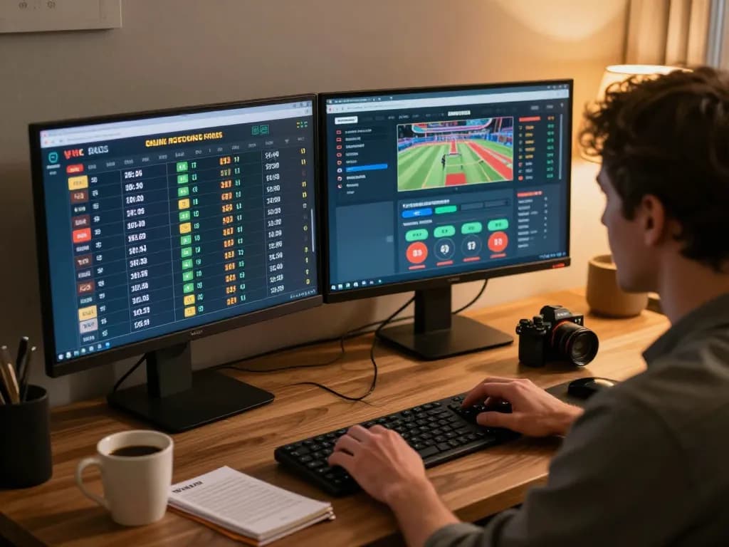 Engaging online gaming setup showing vk88 sports betting and casino games for responsible gamblers