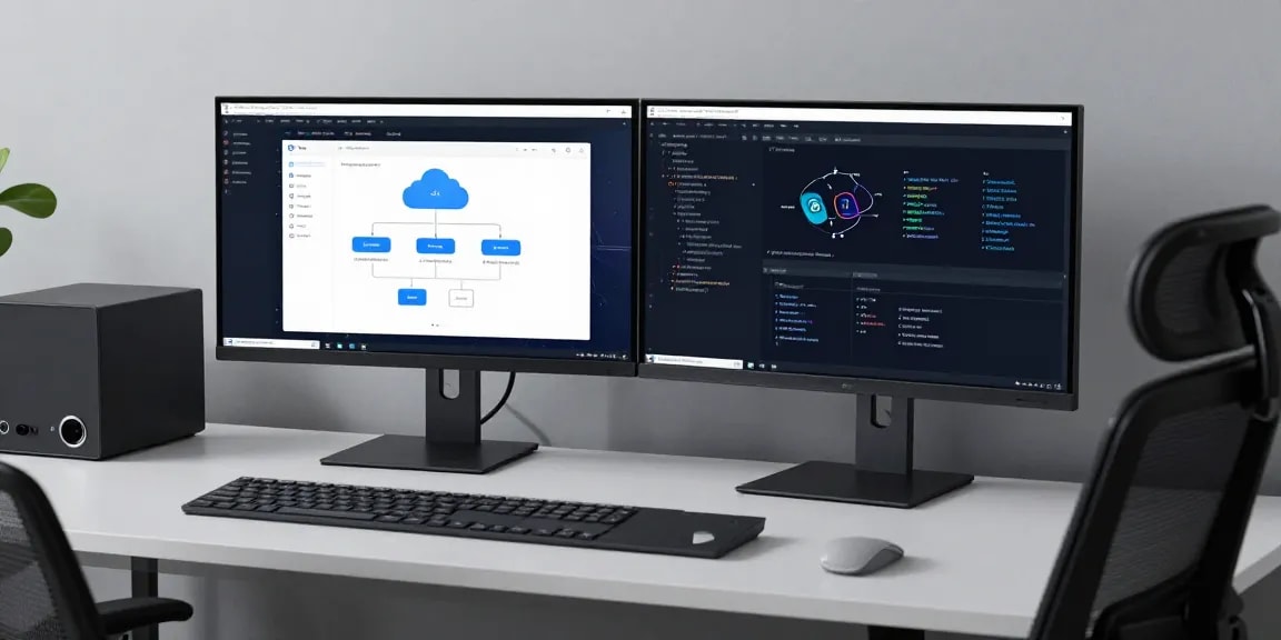 Gi8 software development workspace with AI technology and cloud computing tools.