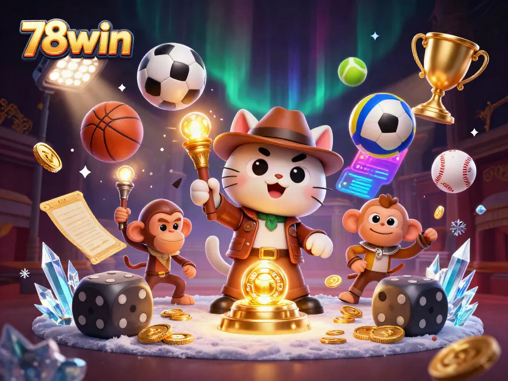 Experience thrilling wins at 78win with lively scenes of exciting casino adventures.