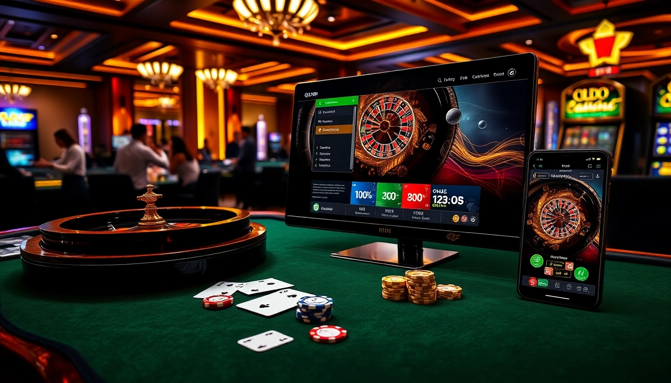 Experience thrilling gameplay at QQ88 with vibrant casino elements and live dealer excitement.
