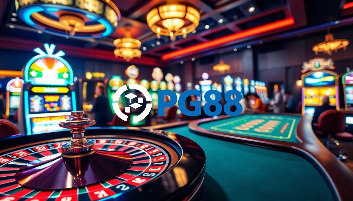 Experience thrilling moments at PG88 with high-stakes roulette and poker in a luxurious casino.