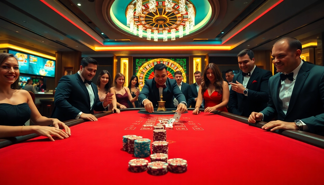 Experience the thrill of digital gaming with https://f168.tools/ as players engage at a luxury blackjack table.