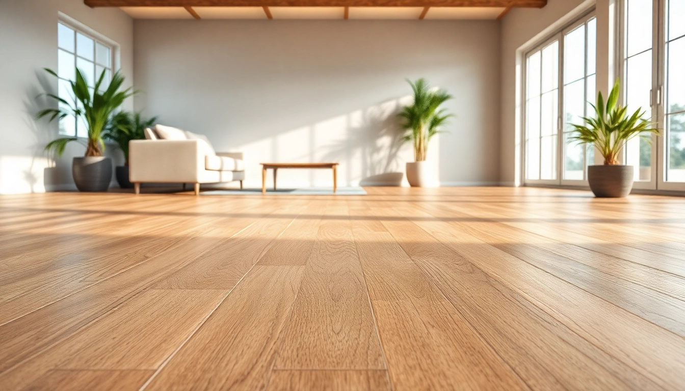 Transform your home with stunning vinyl plank flooring in a bright, modern living space.
