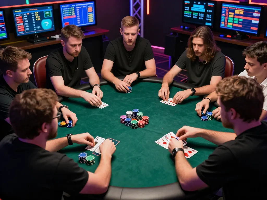 Engaging poker game action at cm88 com with vibrant chips and strategic decisions in focus.