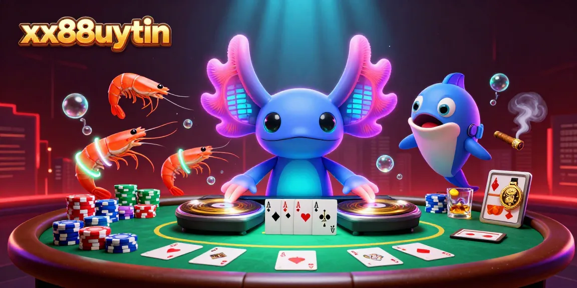 Experience the excitement of xx88uytin with vibrant 3D casino digital art depicting lively characters!