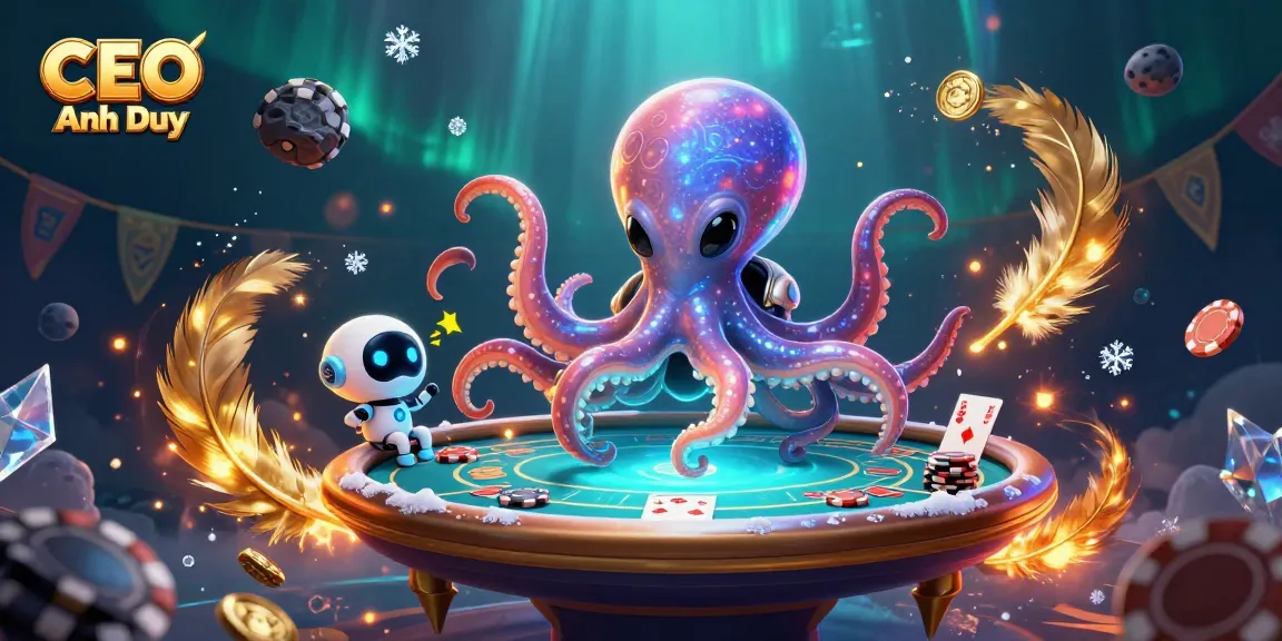 Engage with CEO Anh Duy at a vibrant poker table, showcasing top-tier gaming elements.