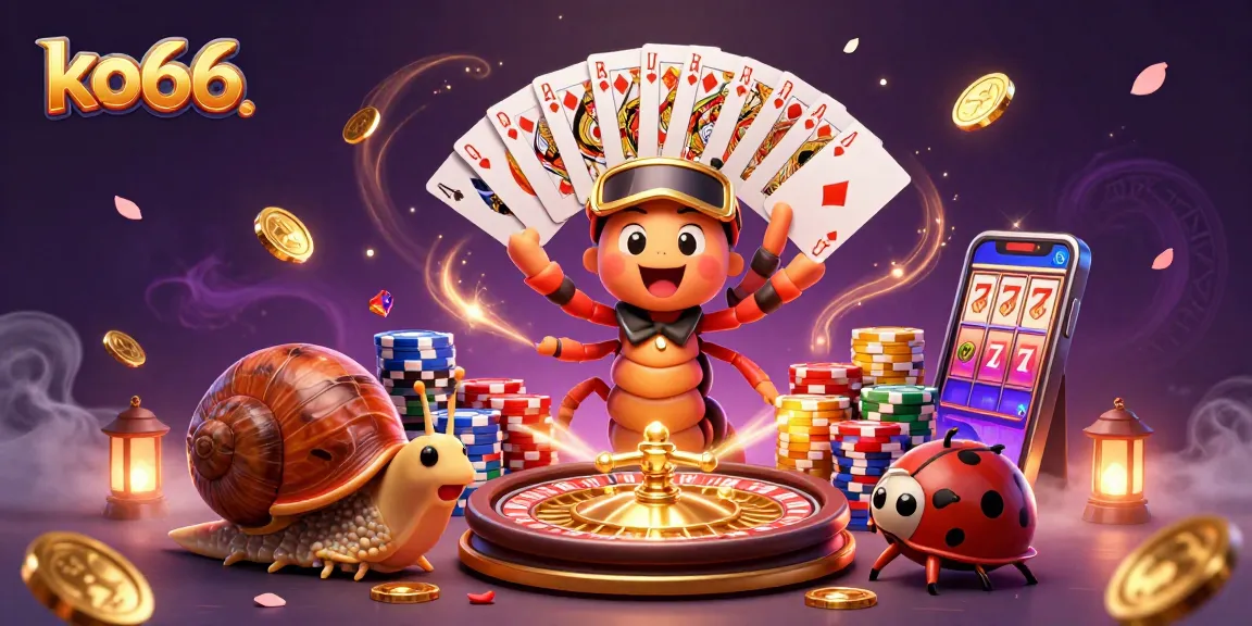 Experience thrilling gaming action at ko66 with vibrant characters and dynamic casino elements.